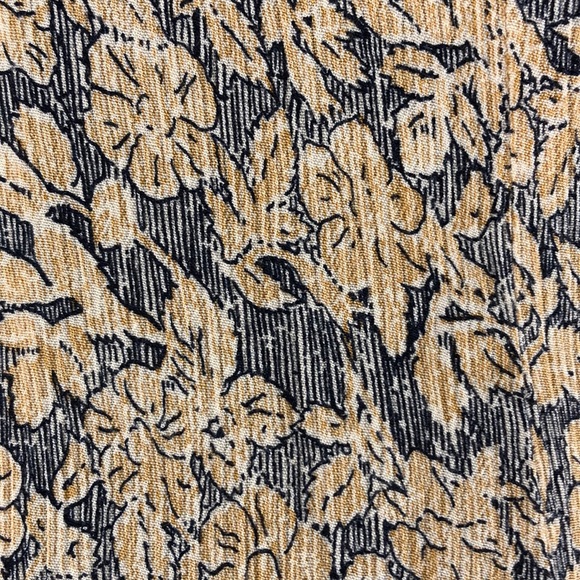 Flared Skirt Button Down Dress Vintage M - Picture 7 of 8